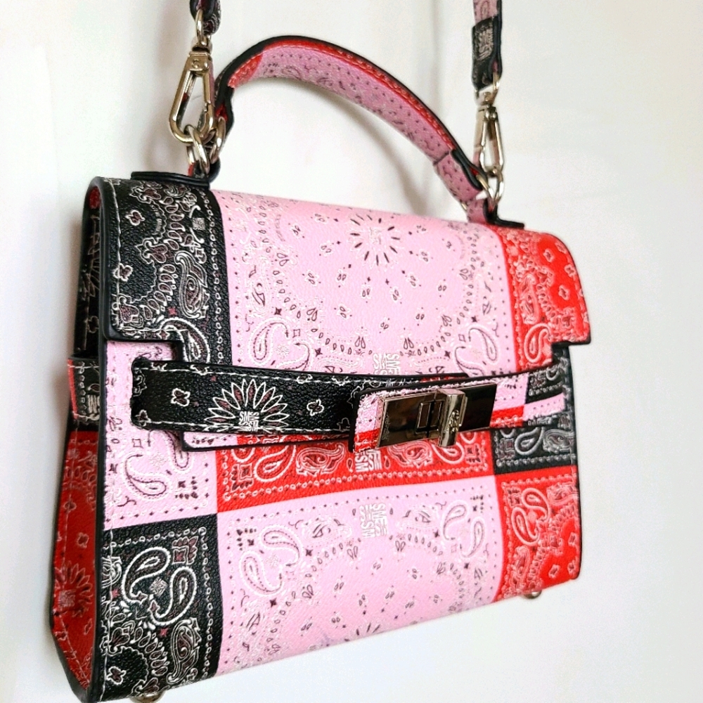 NWOT Steve Madden patchwork bandana purse.